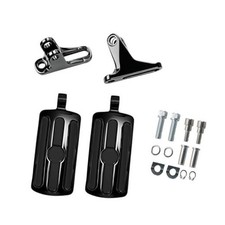 Passenger Mini Footboard Foot Pegs Mount Kit Fit Harley Black Pegs Mounts B