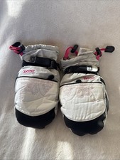 Scott Girl Tumbler Mittens with heat pocket White/Grey/Pink Small 5