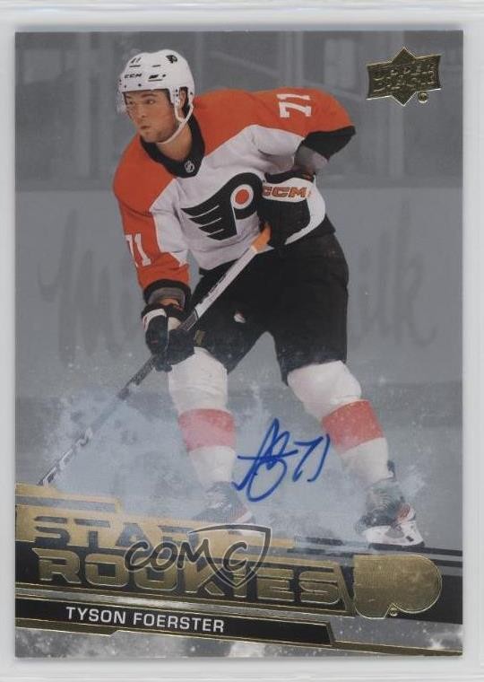 2023-24 Upper Deck Star Rookies Box Set Auto Tyson Foerster #13 Auto RC 1i2b