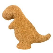 Dino Nuggets Pillow Plush, Dinosaur Chicken Plush Nuggets Small Gold-tyran Rex