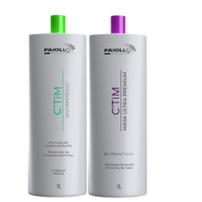 Paiolla C'tim Ultra Premium Kit: Reconstructive Mask Anti-Residue Shampoo 2x10