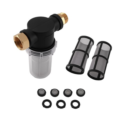 #ad 3 4quot; Inlet Screen Water Filter for Pressure Washer Inline Hose 100 Mesh Brass $16.94