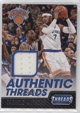 2016-17 Panini Threads Authentic Threads Carmelo Anthony #40 HOF 1dn