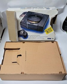 Sega Saturn Model 1 Console MK-80000 Boxed w/ Controller, Cord & Tray