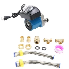 110V Hot Water Recirculating Pump Circulation Pump w/ Timer 10 GPM for Boiler