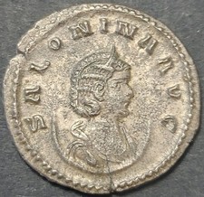 CORNELIA SALONINA AR Antoninianus CYZIKUS  RIC 90 VF++ Wife of Gallienus.