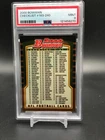 2000 Bowman Checklist #183-240 PSA 9 MINT Tom Brady Patriots RC