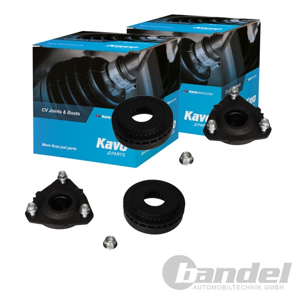 2X Kavo Parts FederbeinstÜTzlager Domlager Vorne Passend FüR Ford Fiesta Fusion-image