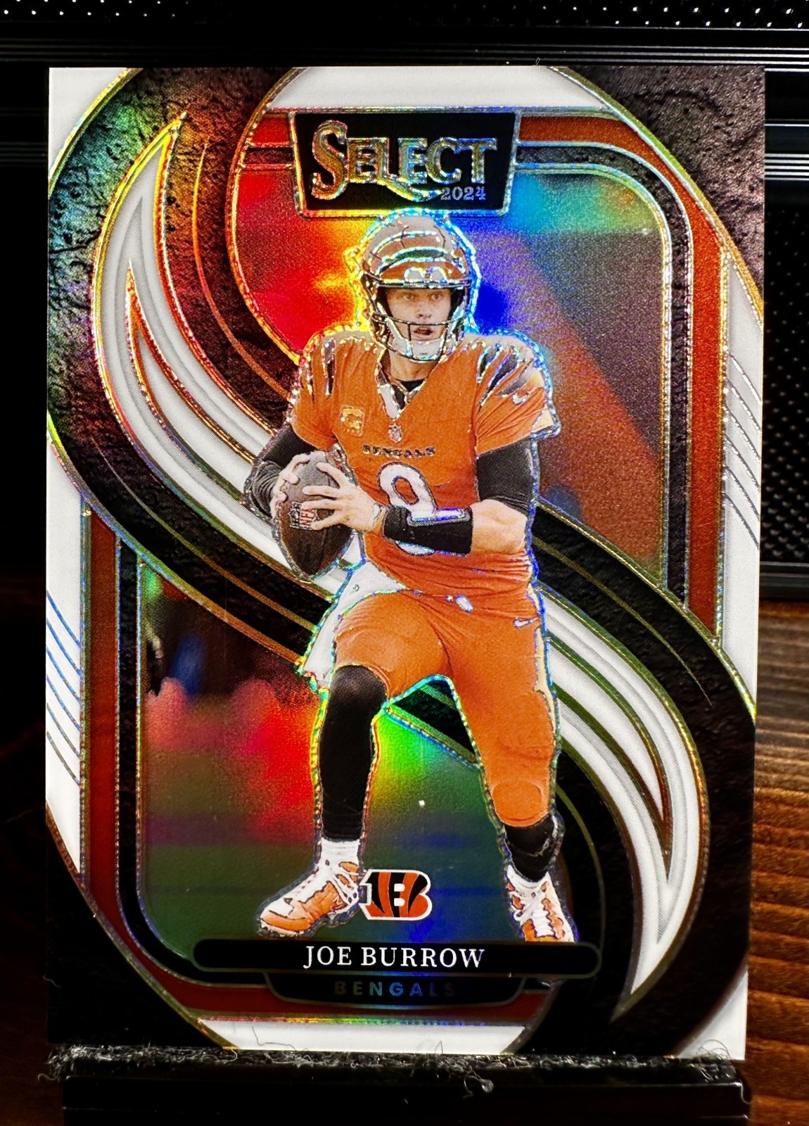 2024 Select Premier Level Joe Burrow #127 White Hologram Prizm, SSP#35/35 RARE🔥