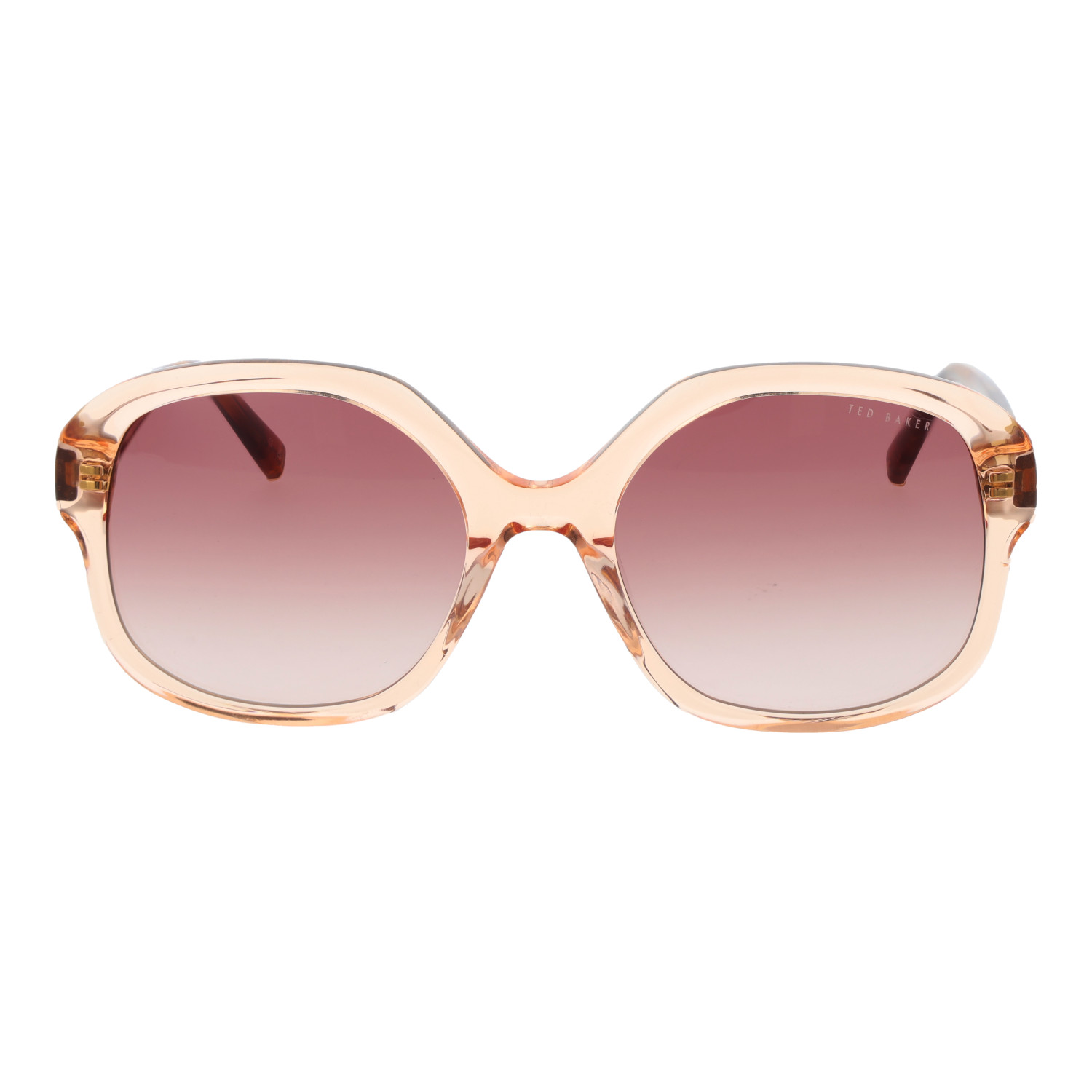 Ted Baker TB1685 271 Designer Sunglasses Unisex Rose Round Brown Gradient 55mm image 6