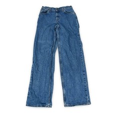 Vintage Levis 567 Loose Fit Extra Wide Leg Jeans 30x34 Blue USA 90s Skater