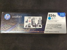 HP 824A Cyan Original LaserJet Toner Cartridge, CB381A New Sealed
