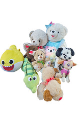 Lot of 10 Plush Stuffed Animals Bears Dogs Baby Shark Paw Patrol Skye Alligator