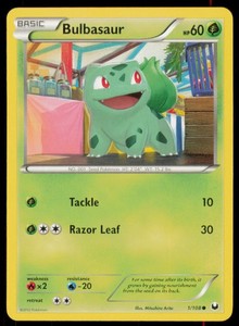 Bulbasaur 1/108 Dark Explorers Common Pokemon Card