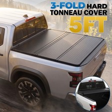 5ft Hard Trifold Tonneau Cover For 20052015 Toyota Tacoma Bed Wlamp