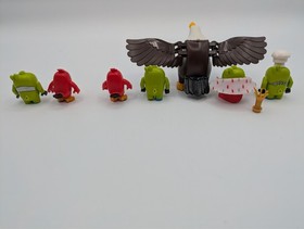 LEGO Angry Birds King Pigs Castle(75826)& Piggy Plane Attack(75822) 98% Complete