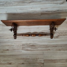 Gründerzeit Board Handtuchhalter Regal ausgefallenen Drechelarbeiten