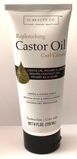 SJ BEAUTY CO Replenishing Castor Oil Curl Cream 8 fl.oz Define  Soften Curls M