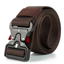 Quick Release Tactical Belt Soft Nylon Military Outdoor Sports Belt for Men Wome