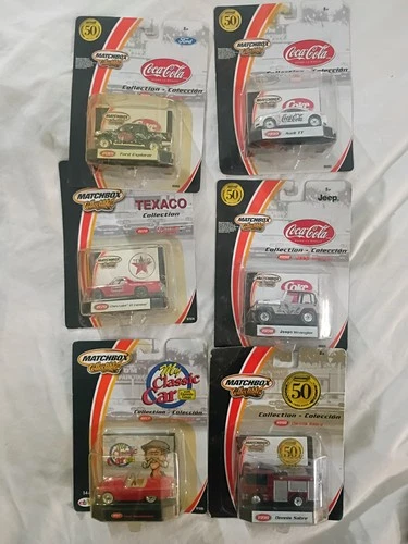 Matchbox Collectibles (Lot Of 6)Coca-Cola Texaco Vintage Diecast