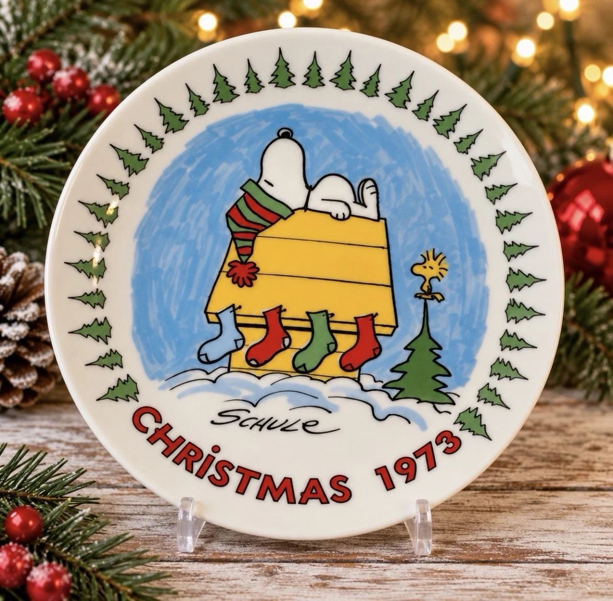 25+ Peanuts Christmas Plate In Schmid Collectibles for sale