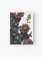 RARE matte flowers Hardcover Journal Matte