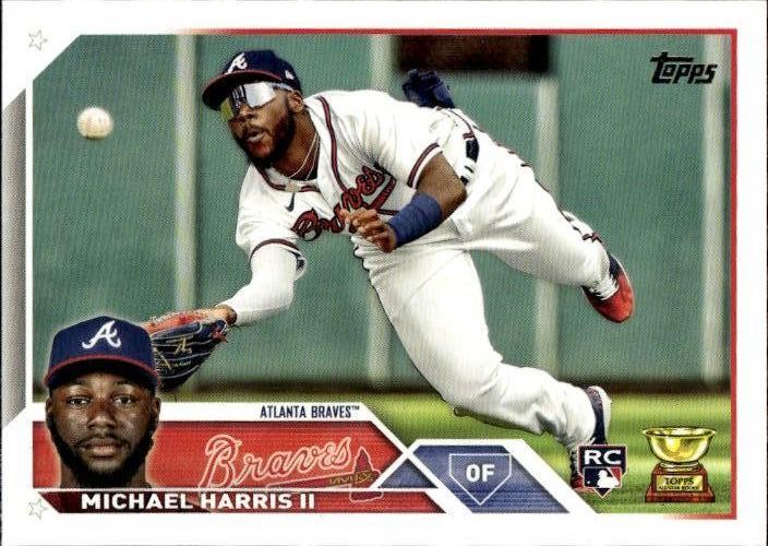 2023 Topps Michael Harris II #226 Rainbow Foil Atlanta Braves 34D
