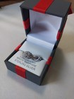 Lab Created White Sapphire Cocktail Ring in Sterling Silver SZ 7 N.I.B. — photo 2