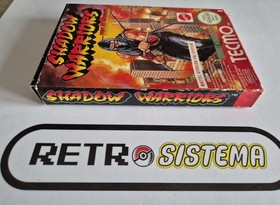 Nintendo NES Shadow Warriors : Ninja Gaiden PAL A versione ITA Mattel NO MANUALE