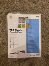 Leuchtturm GRANDE Easy 9-Pocket Sheets for Trading Cards – 98 Sheets (Pokémon)