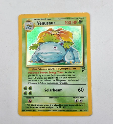 1999 Pokemon Game Base Set #15 Venusaur Holo Rare