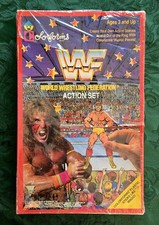 1990 Colorforms WWF WWE Wrestling Action Set Hulk Hogan Ultimate Warrior Sealed
