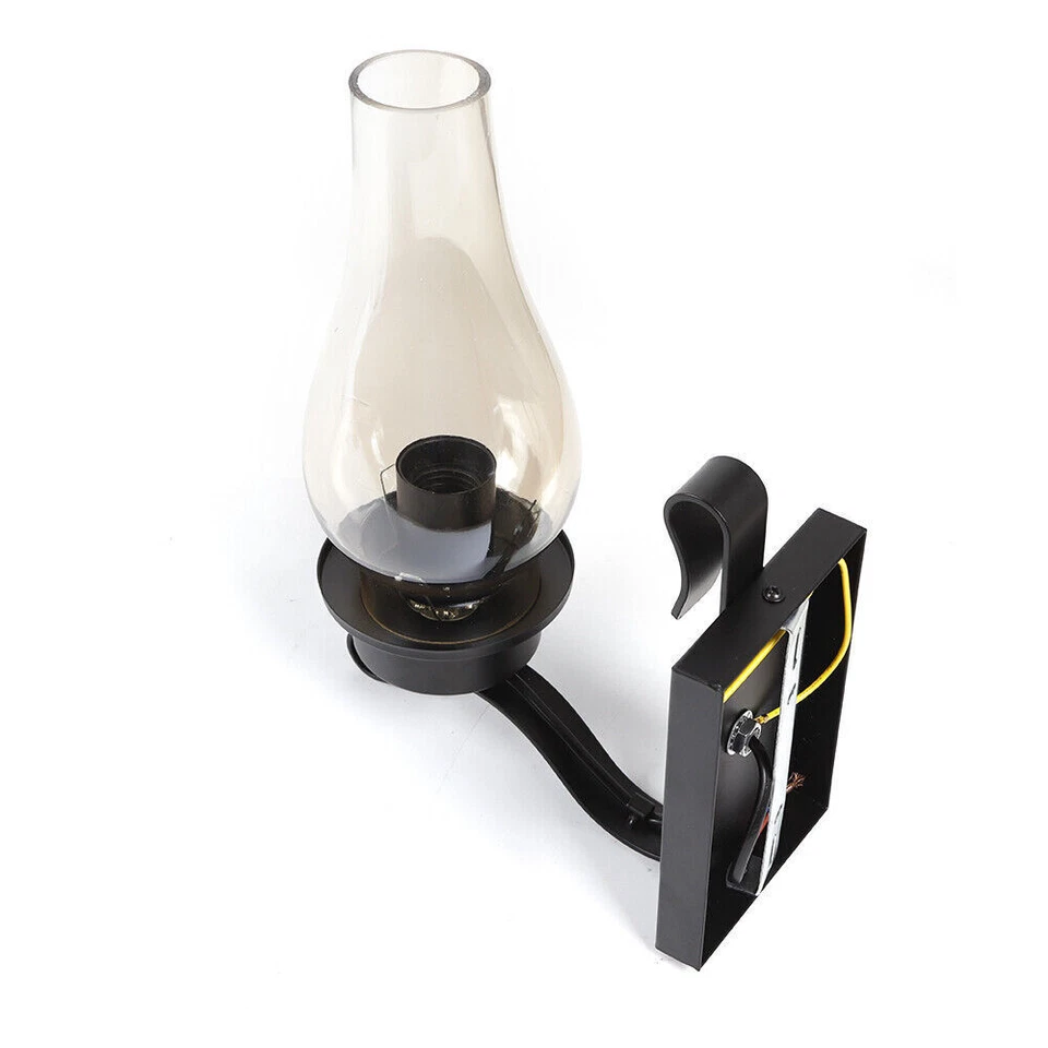 Industrial Retro Wall Lamp Vintage Sconce Rustic Indoor Lighting E27 - Image 3 of 4