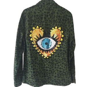 leopard military jacket