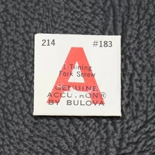 Bulova Accutron 214 Watch Part #183 Tuning Fork Screw NOS Genuine (C5D1)