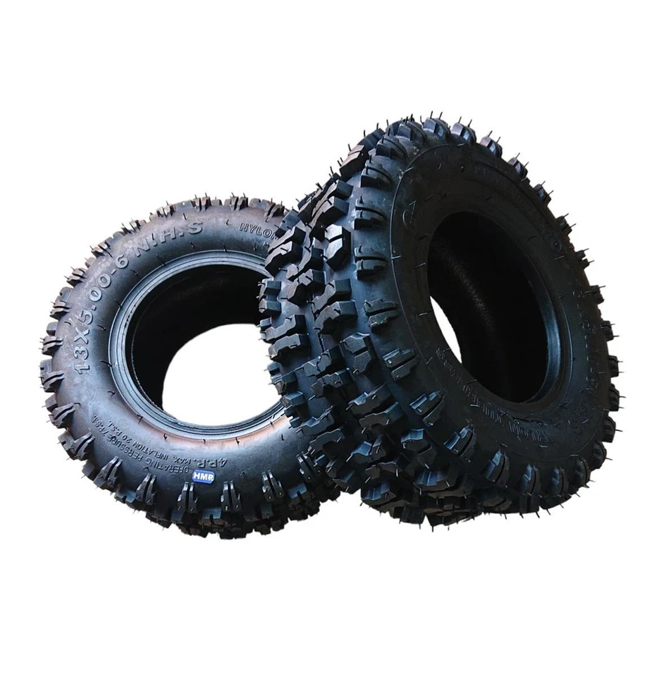 2 x Top Reifen 13x5.00-6 13x5-6 für Kinderquad Schneeräumer Aufsitzmäher HMParts