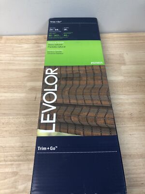 Levolor Trim+Go Cinnamon Light Filtering Cordless Shade (24'' x 64'')