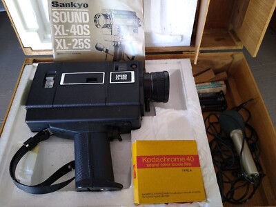 Vintage Sankyo XL-40S Video Sound Super Camera with