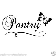 Pantry..Kitchen Cafe Restaurant Vinyl Wall Art Quote Decor Words Decals Sticker