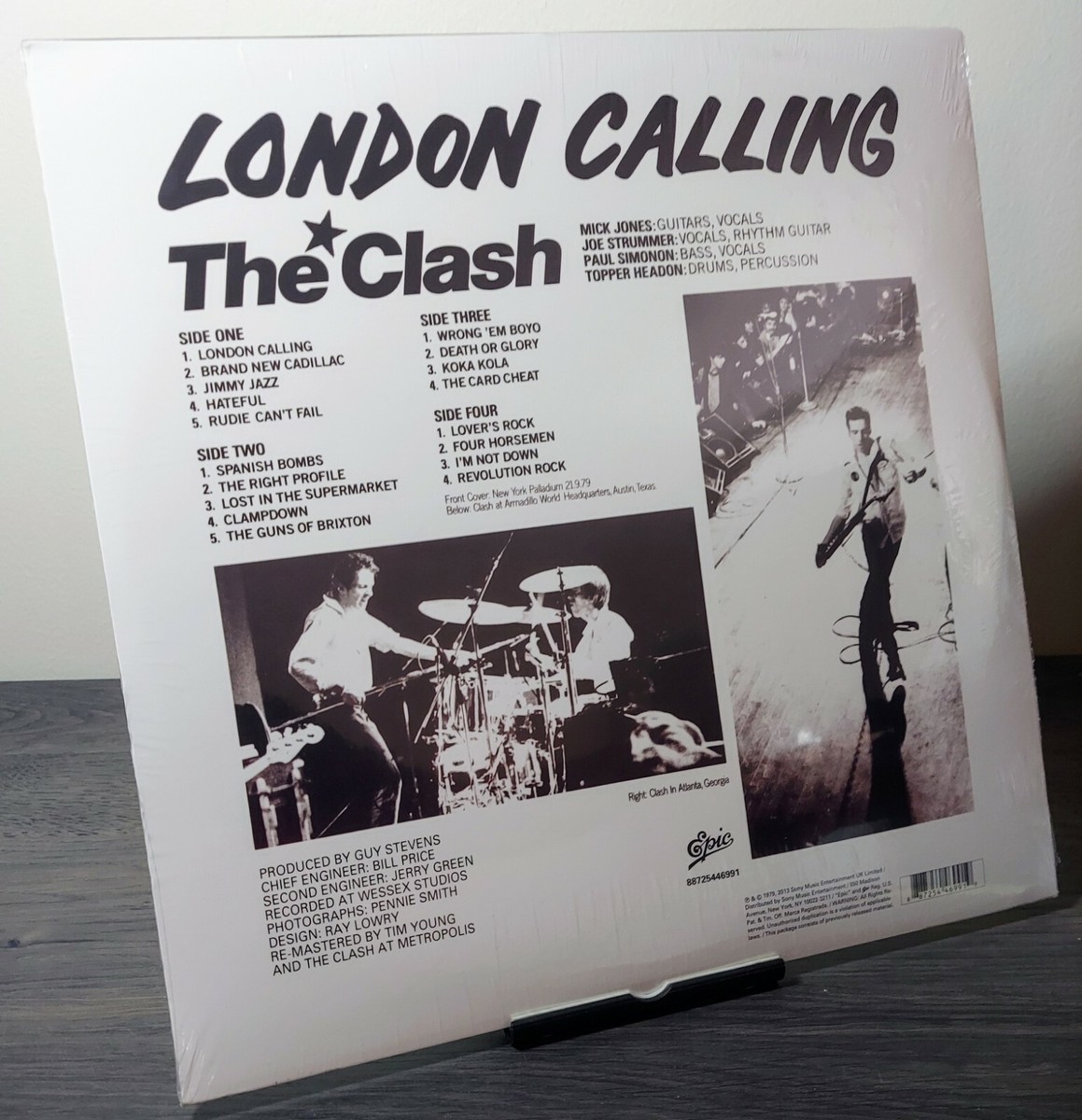 The Clash - London Calling 2LP Vinyl (2013 Remastered 88725446991
