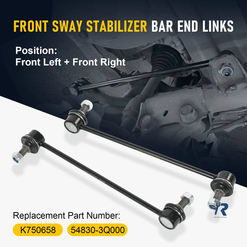 Barra estabilizadora delantera izquierda apta para Hyundai Sonata Kia Cadenza Optima 2012-2015 Foto 3 de 4