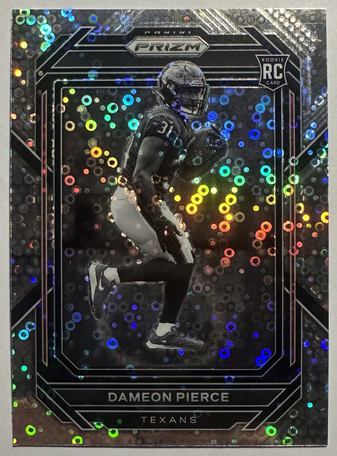 2022 Prizm Dameon Pierce Variation Disco SSP No Huddle Prizm Rookie RC #322