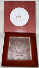 Habanos Hermanos Wood Metal Foldabe Cigar Ashtray Set Cutter Punch Travel G21