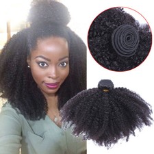 Mongolian Virgin Curly Wefts 100 Afro Kinky Curly Human Hair Extensions Weaves
