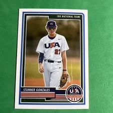 2023 Panini USA Baseball Stars and Stripes Stunner Gonzalez #8