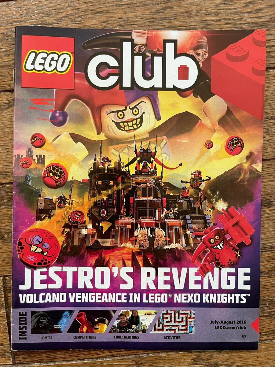 union_magazine issue10 2016年発行　新品未開封 LEGO CLUB: The Magazine NEXO KNIGHTS/Jestro's Revenge July/August