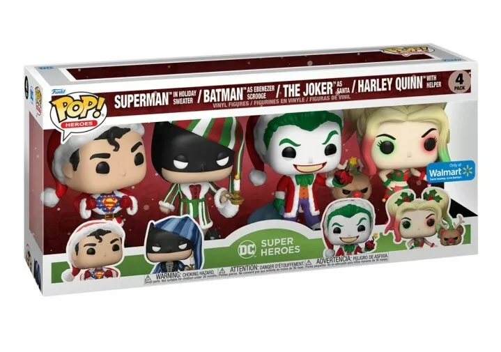  Funko Pop! DC Heroes: DC Holiday - Harley Quinn with Helper,  Multicolor, 3.75 inches (50656) : Funko: Toys & Games