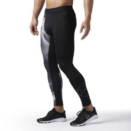 Reebok Men's Performance Compression Tights - Afbeelding 1 van 4