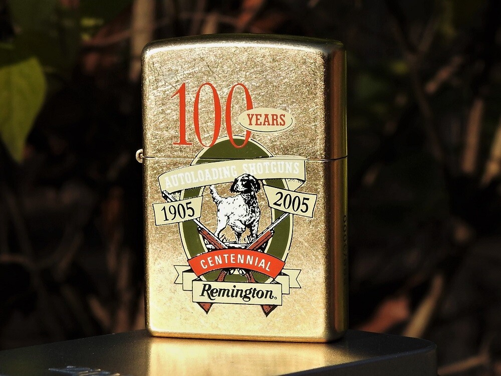 Zippo Lighter - Remington Arms - Limited Edition 100 Years Zippo Lighter - Remington Arms - Limited Edition 100 Years