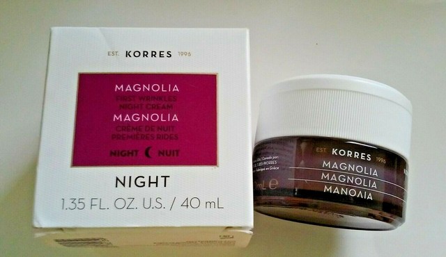 korres magnolia night cream